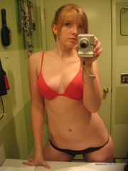 Selection of a kinky teen stripping naked while camwhoring