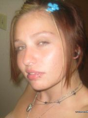 Gallery of an amateur punk girlfriend posing sexy on cam