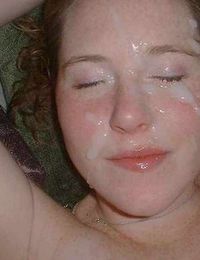 Picture collection of cum-drenched amateur babes