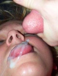 Picture selection of bitches cum-drenched
