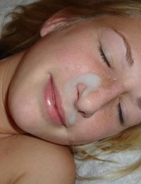 Picture collection of facials and jizz-swallowing sluts