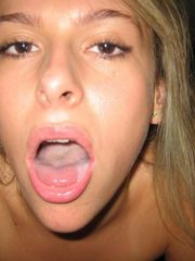 Collection of a kinky honey likes swallowing her BF's jizz