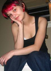 Picture collection of a punk babe spreading her legs