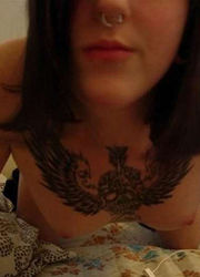 Pictures of a tattooed emo amateur GF