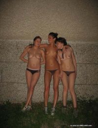 Photo selection of kinky lesbians posing outdoors