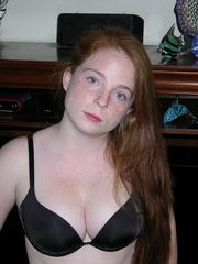 Amateur Redhead Teen With Freckles and Hairy Pussy
